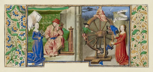 Miniature from Boethius, Consolation of Philosophy, c.1460-70